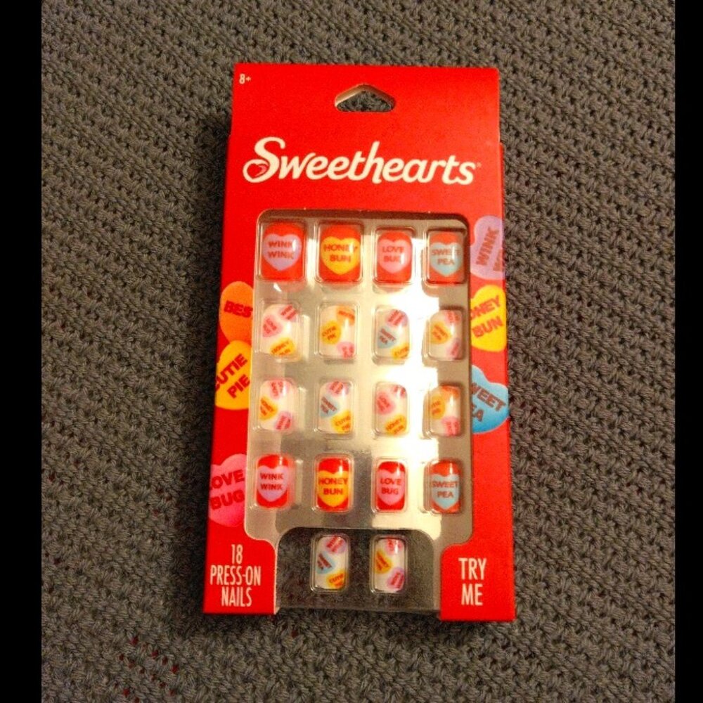 Sweethearts Candy Press On Nails